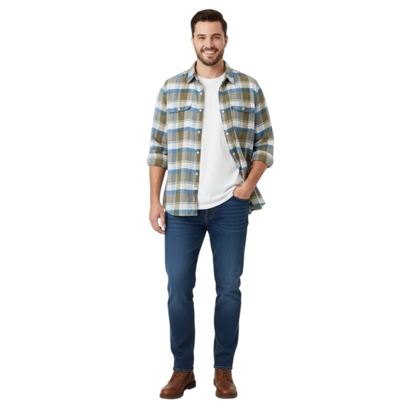 Levis plaid shirt. Relaxed fit. Size xxl. Nwt - Picture 1 of 12